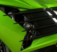 Dopuri de protecție R&G RACING Aero Crash Protectors Negre Kawasaki ZZR1400 12-19