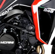 Προστατευτικά R&G RACING Aero σε περίπτωση σύγκρουσης, μαύρα για Moto Morini X-CAPE 650 22-26