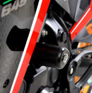 Προστατευτικά R&G RACING Aero σε περίπτωση σύγκρουσης, μαύρα για Moto Morini X-CAPE 650 22-26