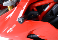Краш тапи R&G RACING Aero Crash Protectors Black Non Drill Kit Ducati Supersport