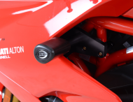 Краш тапи R&G RACING Aero Crash Protectors Black Non Drill Kit Ducati Supersport