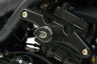 Dopuri de protecție R&G RACING Aero Crash Protectors Negre Triumph Speed Triple 1050 05-10
