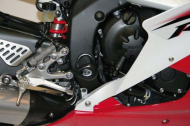 Dopuri de protecție R&G RACING Protecții de protecție inferioare Aero, negre, pentru Yamaha YZF-R6 06-21