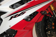 Protecții de protecție superioară R&G RACING Aero, negre, pentru Yamaha R6 06-16