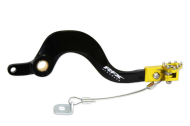 Manetă frână spate RFX Pro FT (negru/galben) - Suzuki RMZ250 13-25 / 450 08-25
