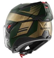 Casca modulara SHARK OXO SIKTER Mat Green Chrome Gold
