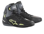 Μπότες μοτοσικλέτας ALPINESTARS FASTER-3 DRYSTAR ΜΑΥΡΕΣ ΚΙΤΡΙΝΕΣ FLUO