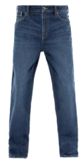 Blugi moto JOHN DOE CHESTER LOOSE INDIGO BLUE LONG