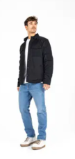 Tricou motociclist JOHN DOE AERO MESH NEGRU