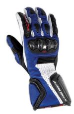 Mănuși de motocicletă A-PRO TILT CARBON BLUE