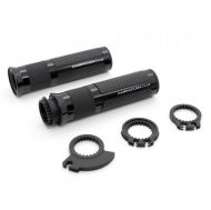 Manere motocicleta BARRACUDA B-LUX RACING GRIPS NEGRU