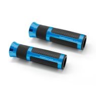 Manere motocicleta BARRACUDA B-LUX RACING GRIPS ALBASTRU