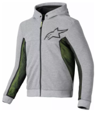 Motorcycle sweatshirt ALPINESTARS CHROME AIR GRY/BLK