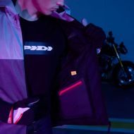 Φούτερ μοτοσικλέτας SPIDI HOODIE ΔΙΧΤΥ ΓΚΡΙ/ΜΠΛΕ