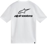 Tricou motocicletă ALPINESTARS CSF COMBO BACK ALB/NEGRU