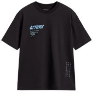 Tricou moto ALPINESTARS CSF OVERSIZE CHALK NEGRU