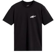 Tricou motocicletă ALPINESTARS METEOR NEGRU