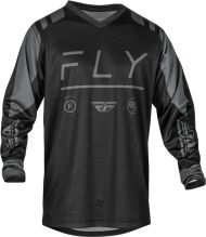 Bluză motocross FLY RACING F-16 Riding - Negru/Carbune