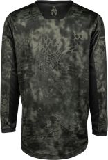 Tricou motocross FLY RACING F-16 Riding Kryptec S.E. - Gri mușchi/Negru