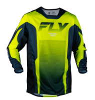 FLY RACING Kinetic Fade Motocross Shirt - Hi-Vis/Navy/White