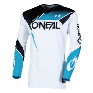 Tricou motocross O'NEAL HARDWEAR AIR SLAM BLACK/TEAL V.25