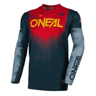 Tricou motocross O'NEAL HARDWEAR SWIPE BLEUMARIN/ROȘU