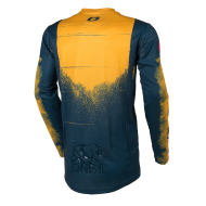 Tricou motocross O'NEAL HARDWEAR SWIPE BLEUMARIN/TANGERINE