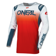 Tricou motocross O'NEAL PRODIGY FIVE FIVE ROȘU/PORTOCALIU/BLEUMARIN