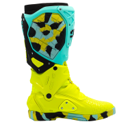 Motocross boots SIDI CROSSAIR X MINT/FLUO YELLOW
