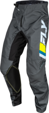 Motocross Breeches FLY RACING Kinetic Prix-Ice Grey/Charcoal/Hi-Vis