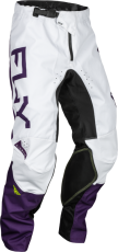 FLY RACING Kinetic Reload Motocross Breeches-Deep Purple/White/Hi-Vis