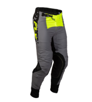 Motocross breeches FLY RACING Lite Flake - Grey/Hi-Vis/Black