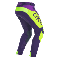 Мотокрос брич O'NEAL MAYHEM PAINT PURPLE/NEON YELLOW V.27