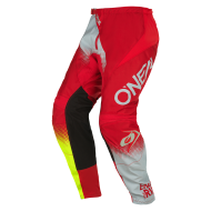 Мотокрос брич O’NEAL ELEMENT RACEWEAR V.22 RED/GRAY/NEON YELLOW