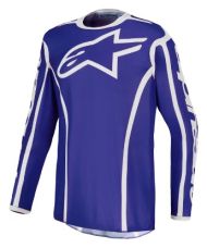 Φανέλα Motocross Alpinestars FLUID APEX V2 ΜΠΛΕ/ΛΕΥΚΟ