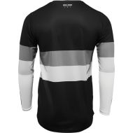 Motocross Jersey THOR HALLMAN DIFFER DRAFT BLACK/WHITE