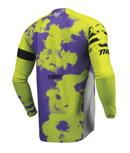Motocross jersey THOR LAUNCHMODE BLEACH GRAY/ACID