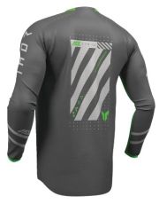 Motocross Jersey THOR LAUNCHMODE FUTURA CHAR/GRN