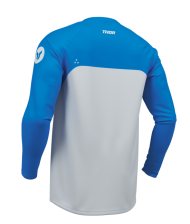 Motocross Jersey THOR RIDEMODE MENACE BLUE