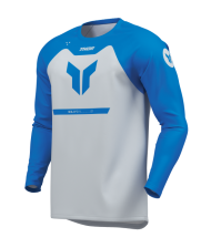 Motocross Jersey THOR RIDEMODE MENACE BLUE