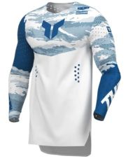 Φανέλα μοτοκρός THOR SPORTMODE RECON ΛΕΥΚΟ/ΜΠΛΕ