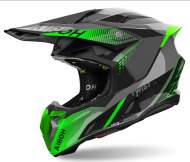 Casca motocross AIROH TWIST 3 SHARD GREEN GLOSS