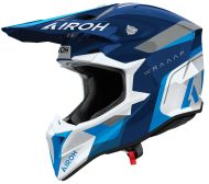 Cască motocross AIROH WRAAAP VISION Conquer Albastru Lucios