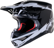 ALPINESTARS SM10 AMP BLK/WT motocross helmet
