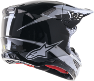 ALPINESTARS SM10 AMP BLK/WT motocross helmet