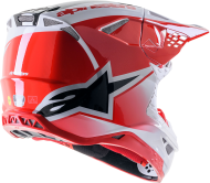 Casca de motocross ALPINESTARS SM10 UNIT RD/WT