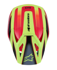 Κράνος Motocross ALPINESTARS SM3 FRAY ΚΟΚΚΙΝΟ/ΚΙΤΡΙΝΟ/ΜΑΥΡΟ