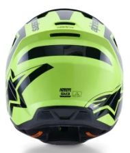 Cască motocross ALPINESTARS SM3 HEAT GALBEN/NEGRU