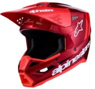 Мотокрос каска ALPINESTARS SM3 RADIUM RED/WHT