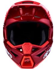 Мотокрос каска ALPINESTARS SM3 RADIUM RED/WHT